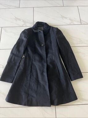 MaxMara Black Swing Trench Coat